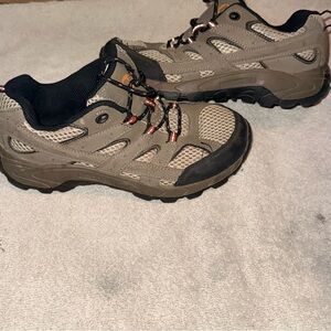 Merrell Kids Tan and Black Sneakers